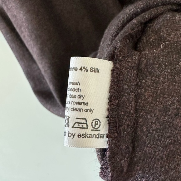 Eskandar Cashmere Silk High Low Hem Dress - Picture 13 of 14